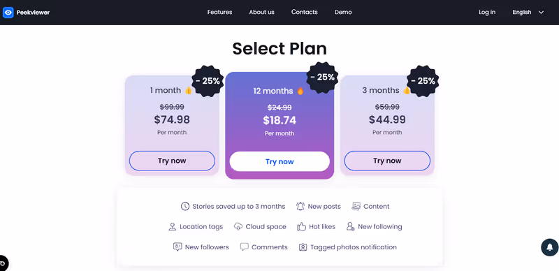 How to Use Peekviewer Blocked Instagram Account Viewer - select plan