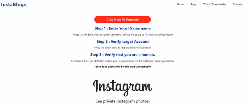 How GWAA Works Step 1 – by Private Instagram Viewer Free