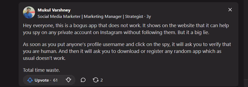 Instalooker Quora review&nbsp;