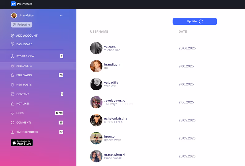 Peekviewer: demonstrating its user space Peekviewer: demonstrating its user space